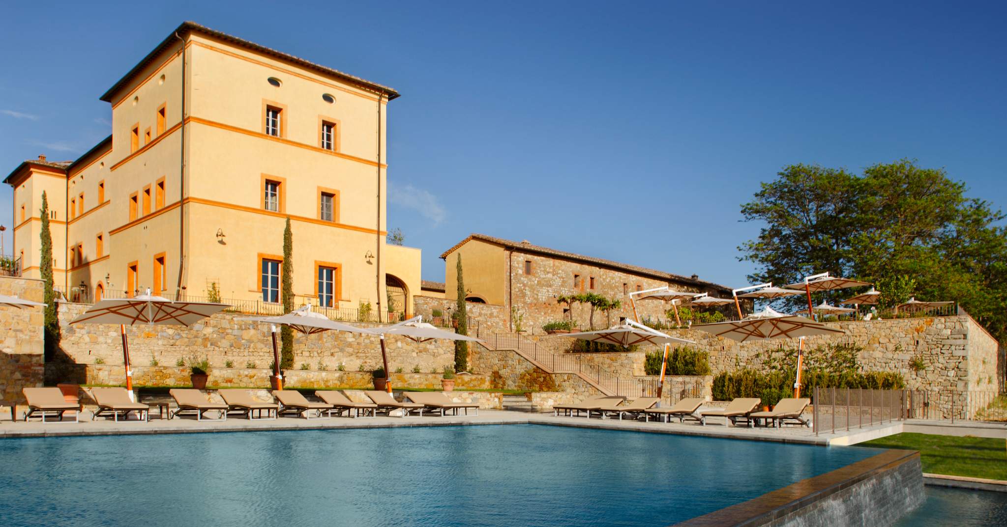 Castello di Casole, a Belmond Hotel Tuscany, Italy. Hotel review by  OutThere magazine
