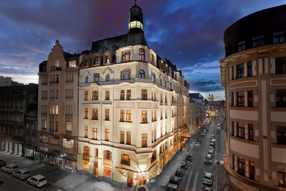 Art Nouveau Palace Hotel in Prague, Czech Republic