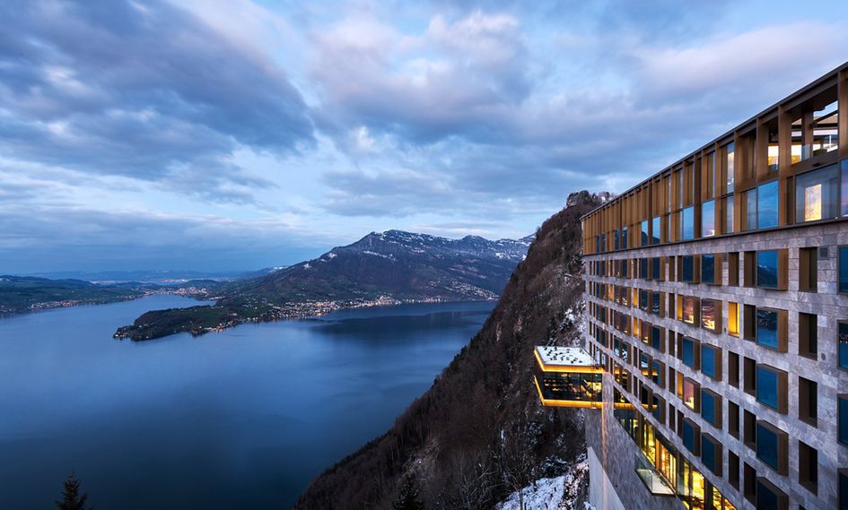 Burgenstock Hotel & Alpine Spa In Lake Lucerne, Switzerland