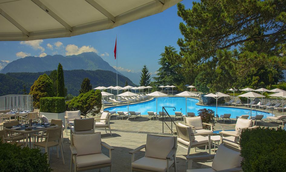 Burgenstock Hotel & Alpine Spa In Lake Lucerne, Switzerland